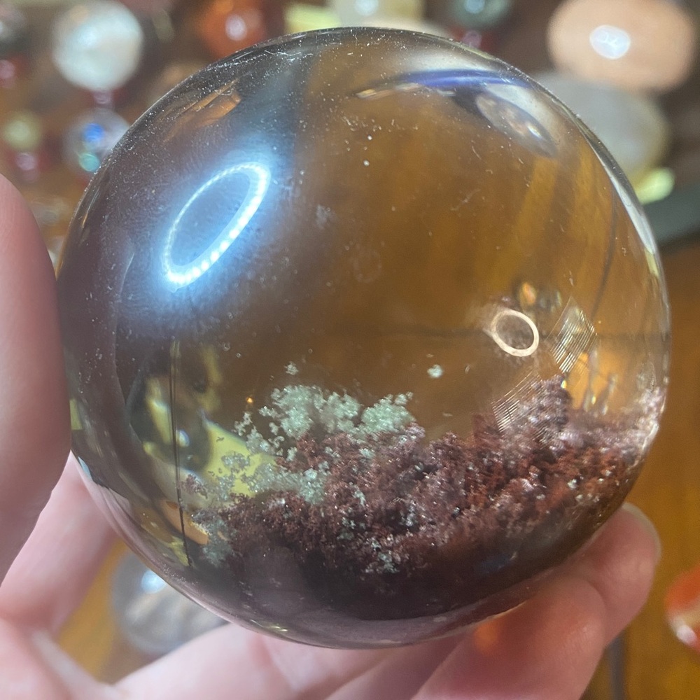 4 Seasons Garden Quartz Sphere - Picture 3 of 4